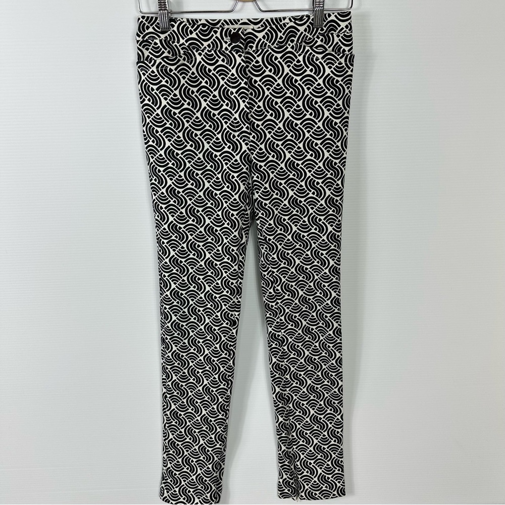 Anthropologie Maeve 2T Slim Printed Pants